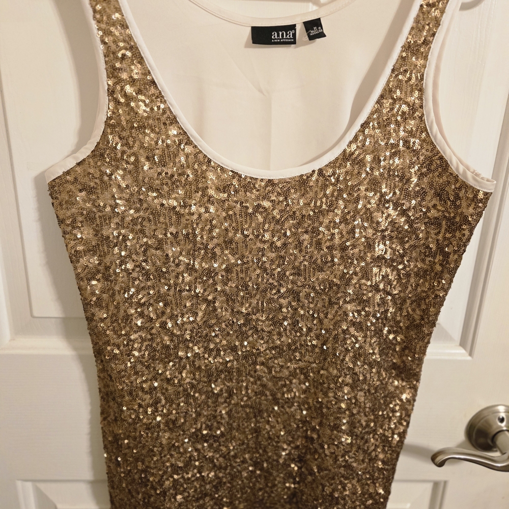 a.n.a Cream Sleeveless Top